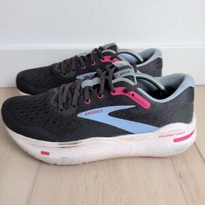 Brooks Ghost Max Running Shoes Sneakers Womens 9 Ebony Open Air Lilac Rose